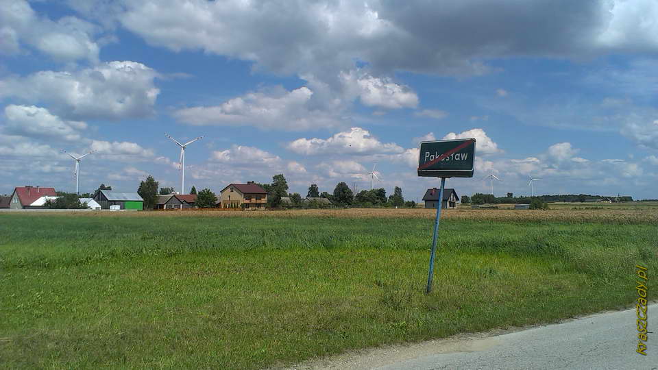 Elektrownie wiatrowe w okolicach Iłży, powiat radomski, województwo mazowieckie