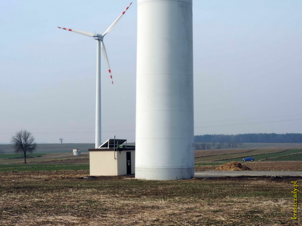Pierwsze dwie elektrownie wiatrowe w Żółkiewce
